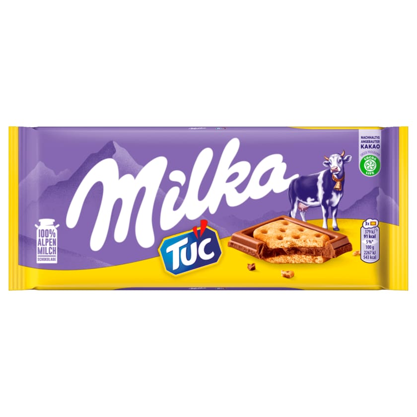 Milka Schokolade mit TUC 87g